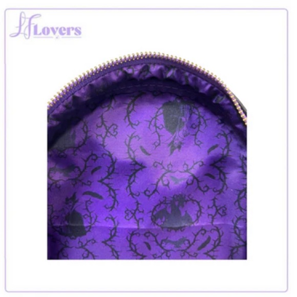 Loungefly Disney Sleeping Beauty Maleficent Lenticular Mini Backpack UK Exc - Picture 8 of 14